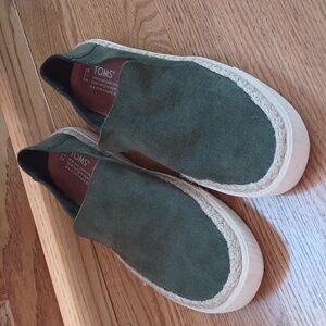 Toms Suede Slipon Espadrille